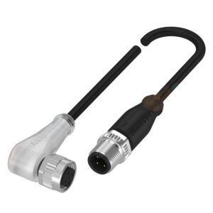 Cabo Conexão 2 Conectores Macho Reto/Fêmea 90G Cabo 3000Mm Referência Antiga Rst4-Rkwt/Led