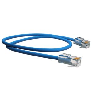 Cabo De Rede Patch Cord Azul U/Utp Cat.5E cmx T568A/B 2,5 Metros