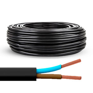 Cabo PP 500V PVC 2x1,50mm Preto 100 Metros