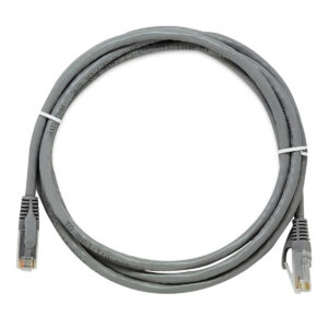 Cabo De Rede Patch Cord Cinza Cat 6 Utp 1,5 Metros