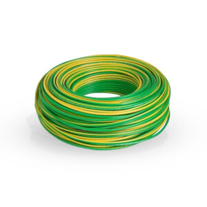 Cabo Flexível 750V Pvc 0,50Mm Amarelo/Verde 70G 100 Metros