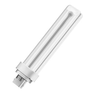 Lâmpada Fluorescente Compacta 2U 26W Não Integrada 4 Pinos Gx24Q-3 4000K Luz Neutra