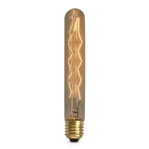 Lâmpada Filamento Carbono T30 40W 110V E27 2200K Ambar Decorativo