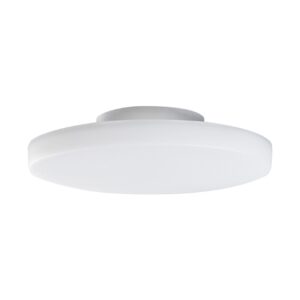 Luminária Plafon Led Sobrepor Interno Alumínio Redonda Branco 16W 180G Bivolt 50/60Hz 6500K Luz Branca 120x32mm 25000H 1000Lm Frameless