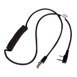 Cabo Áudio e Vídeo Para Headset 2 Pinos Fl6U-21 Preto Macho/Macho