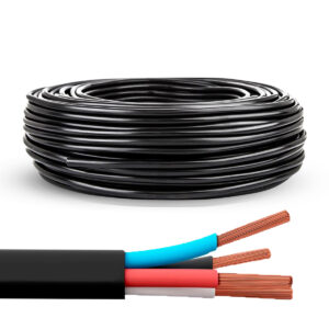 Cabo PP 500V PVC 4x0,75mm Preto 100 Metros