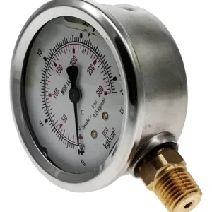Manômetro De Gás 1/4 0 A 21 Kg 300 Psi 063 Mm