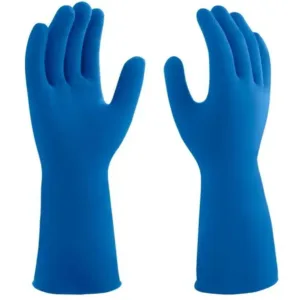 Luva Látex Lisa Azul