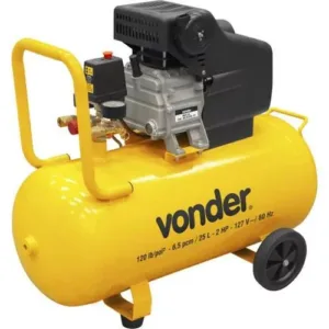 Compressor de ar 6,5 pés 25 litros 2 hp - MCV25 110V