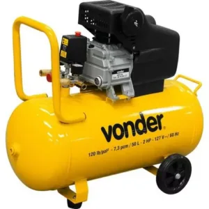 Compressor de ar 7,3 pés 50 litros 2 hp - MCV50 110V