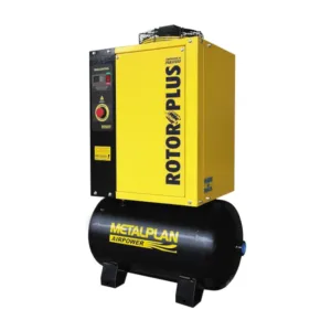 Compressor Parafuso 4HP 20 Pés 7 Bar 70 Litros 220V ROTOR PLUS METALPLAN