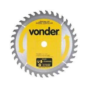 Lâmina de Serra Circular com 48 Dentes 185x16 4650185480 VONDER