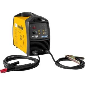 Inversor para solda com eletrodo e TIG 300 A RIV300 PFC com display digital alimentação automática monofásico e trifásico Vonder 68.78.000.300