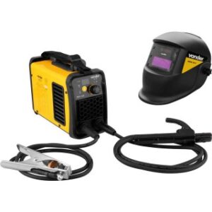 Inversor para solda com eletrodo e TIG 120 A IM 125 com máscara de escurecimento automático tonalidade 11 monofásico 127 V - 220 V - Seleção automática Vonder 68.78.125.125