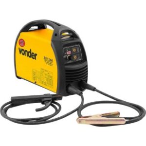 Inversor para solda com eletrodo e TIG 160 A RIV 166 com display digital monofásico 127 V - 220 V - Seleção automática Vonder 68.78.166.000