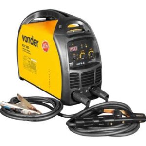 Inversor para solda com eletrodo e TIG 250 A RIV 250 display digital 220 V monofásico Vonder 68.78.250.220