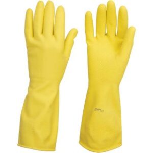 Luva de látex tamanho G cor amarela antiderrapante com forro Vonder 70.85.010.003