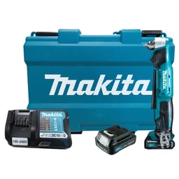 Furadeira Angular 3/8 Pol. 12V com 2 Baterias 1,5Ah Carregador e Maleta Makita: DA332DWYE