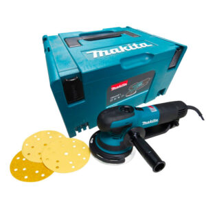 Lixadeira Roto Orbital 150mm 310W com Coletor 3 Discos e Maleta Makita: BO6050J