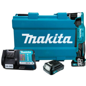 Furadeira Angular 3/8 Pol. com 2 Baterias 12V 1.5Ah Carregador e Maleta Makita: DA333DWYE
