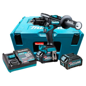 Furadeira Parafusadeira de Impacto 1/2" 40V com 2 Baterias 2.5Ah Carregador Bivolt e Maleta Makita: HP001GD201
