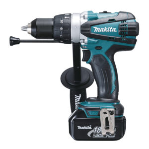 Furadeira Parafusadeira de Impacto 1/2 Pol. 18V com 2 Baterias 3.0Ah Carregador Rápido e Maleta Makita: DHP458RFE