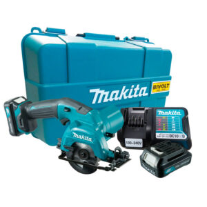 Serra Circular 3.1/2" 85mm 12V 2 Baterias 1,5Ah 1.500 RPM Carregador Bivolt e Maleta Makita: HS301DWYE