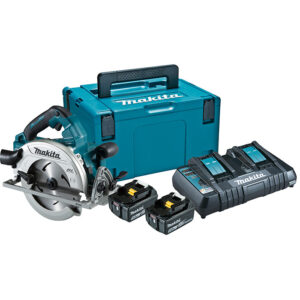 Serra Circular 7.1/2" 185-190mm Brushless 2 Baterias 36V 5.0Ah Carregador e Maleta Makita: DHS780PT2J