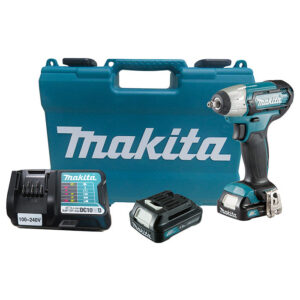 Chave de Impacto 3/8" 140Nm 2 Baterias 12V 1,5Ah com Carregador e Maleta Makita: TW140DWYE