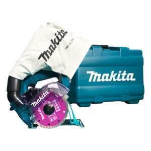 Serra Mármore 5'' 18V 8800 RPM Sem Bateria e Carregador Com Disco e Maleta Makita: DCC500ZKX1