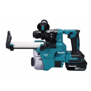Martelete Rotativo Rompedor Brushless 18V 1.7J 1100 RPM com 02 baterias 5,0Ah e Carregador Makita: DHR183RTWJ