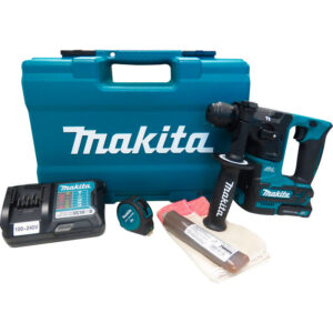 Martelete Rotativo Brushless 12V 1,1J 680 RPM 1 Bateria 2.0Ah Carregador Bivolt e Maleta Makita:  HR166DWAX1