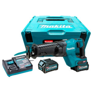 Serra Sabre Brushless 40V 3000 GPM com 2 Baterias 2.5Ah Carregador e Maleta Makita: JR001GD201