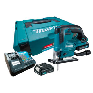 Serra Tico-Tico Brushless 12V com 2 Baterias 2.0Ah 3000 GPM Carregador Bivolt e Maleta Makita: JV103DSAJ
