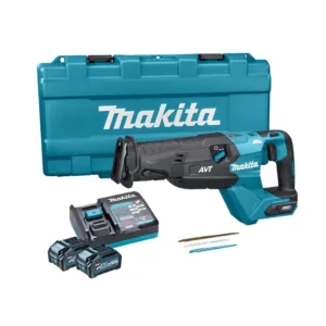Serra Sabre Brushless 40V 3000 GPM com 2 Baterias 4.0Ah Carregador e Maleta Makita: JR002GM201