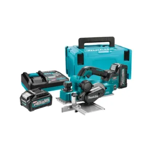 Plaina 5/32" 15000 RPM Com 02 baterias 4,0Ah Carregador e Maleta Makita: KP001GM201
