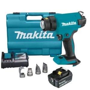 Soprador Térmico 18V 550C Com 1 Bateria 5.0Ah Carregador Bivolt e Maleta Makita: DHG181RT