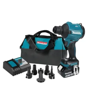 Soprador/Inflador 18V 4 Velocidades 1 Bateria 5.0Ah Carregador e Bolsa Makita: DAS180RT