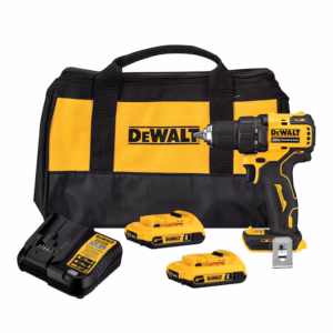 Furadeira/Parafusadeira Brushless 1/2" 20V com 2 Baterias 2.0Ah Carregador Bivolt e Bolsa Dewalt: DCD708D2-BR