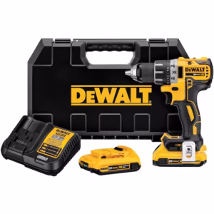 Furadeira/Parafusadeira de Impacto Brushless 1/2" 220V com 2 Baterias 2.0Ah 20V com Maleta Dewalt: DCD796D2-B2