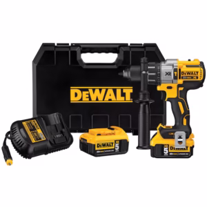 Furadeira/Parafusadeira de Impacto Brushless 1/2" 20V Max com 2 Baterias 5.0Ah Carregador Bivolt e Maleta Dewalt: DCD996P2T-BR