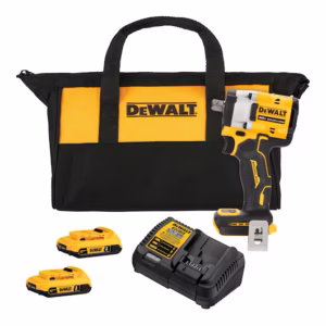 Chave de Impacto 1/2" Brushless 406Nm 20V com 2 Baterias 2.0Ah Carregador Bivolt e Bolsa Dewalt: DCF922D2-BR