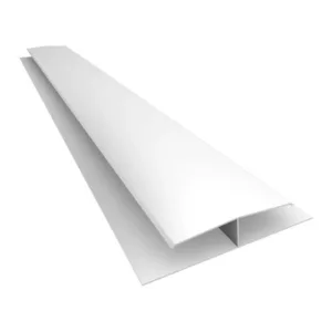 Emenda H PVC Branco 4m