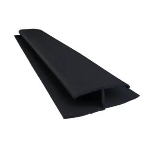 Emenda H PVC Preto 4m