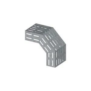 Curva Vertical Interna Perfurada 150X100MM 90 GRAUS