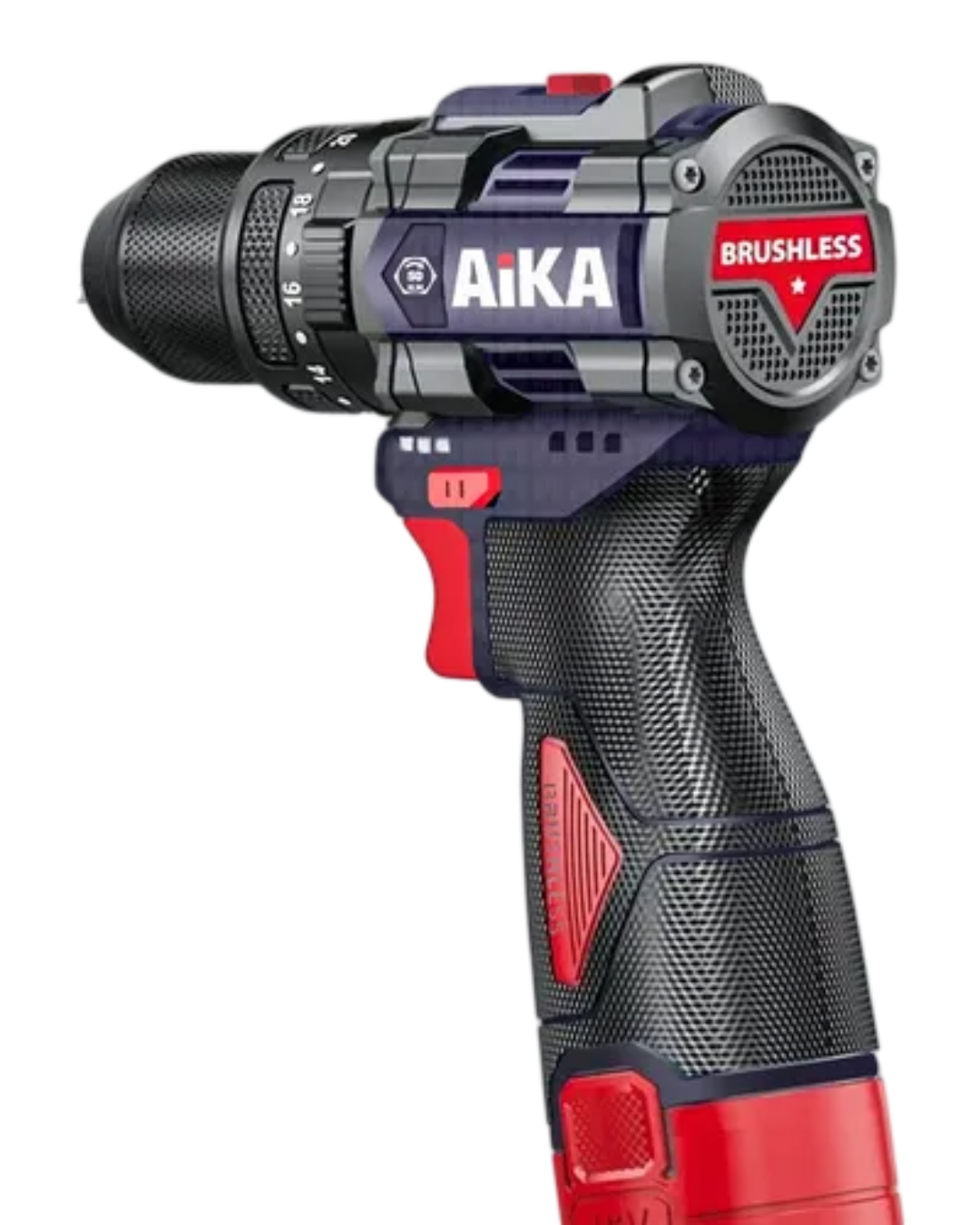 Furadeira Parafusadeira de Impacto AIKA 16V Brushless 50Nm 2 Baterias Furadeira Parafusadeira de Impacto AIKA 16V Brushless 50Nm 2 Baterias