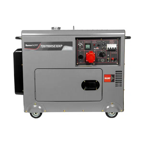 Gerador Diesel Cabinado Toyama ATS Ready 6,5 kVA Trifásico 220V + 127V AVR Brushless Partida Elétrica Gerador Diesel Cabinado Toyama ATS Ready 6,5 kVA Trifásico 220V + 127V AVR Brushless Partida Elétrica