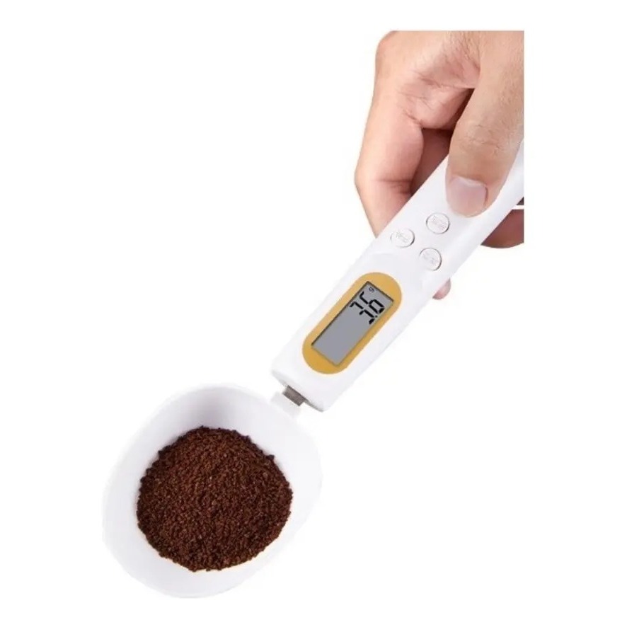Colher Balança Digital 500g de Alta Precisão para Cozinha Café Whey e Temperos Colher Balança Digital 500g de Alta Precisão para Cozinha Café Whey e Temperos