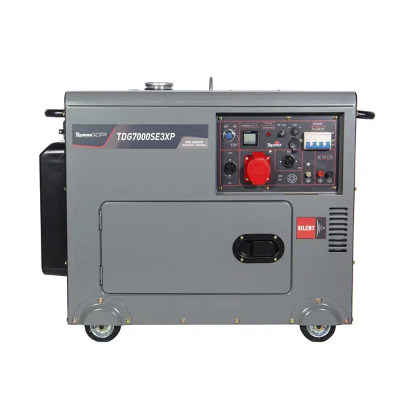 Gerador a Diesel Toyama ATS Ready 6,5 KVA 380V Trifásico 220V Monofásico Cabinado AVR Brushless Partida Elétrica Gerador a Diesel Toyama ATS Ready 6,5 KVA 380V Trifásico 220V Monofásico Cabinado AVR Brushless Partida Elétrica