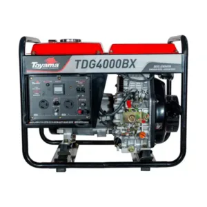Gerador Diesel Toyama 3,3 kVA 296cc Monofásico Bivolt 115/230V Partida Manual Brushless